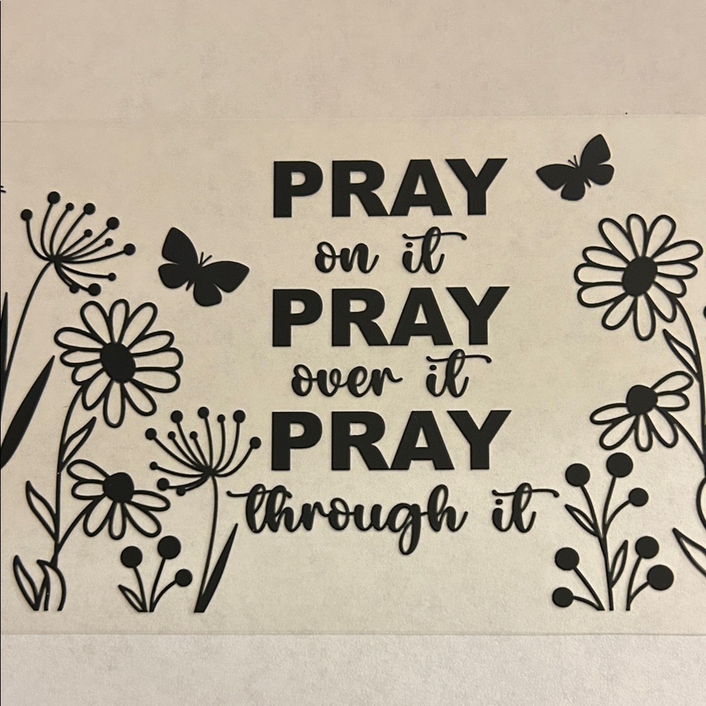 Pray Cup Decal